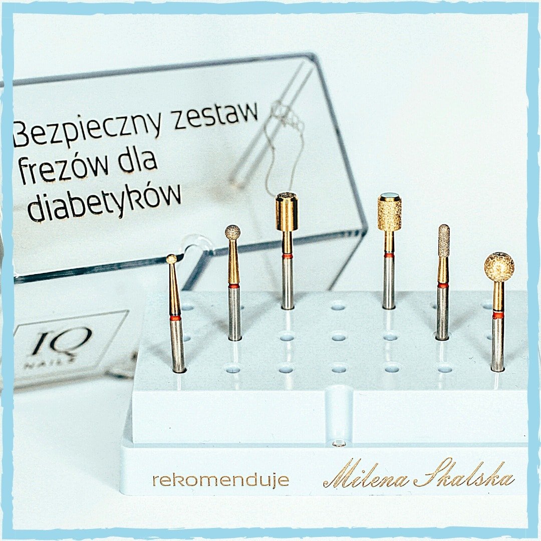 Safe bit set for diabetics by Milena Skalska - iqnails