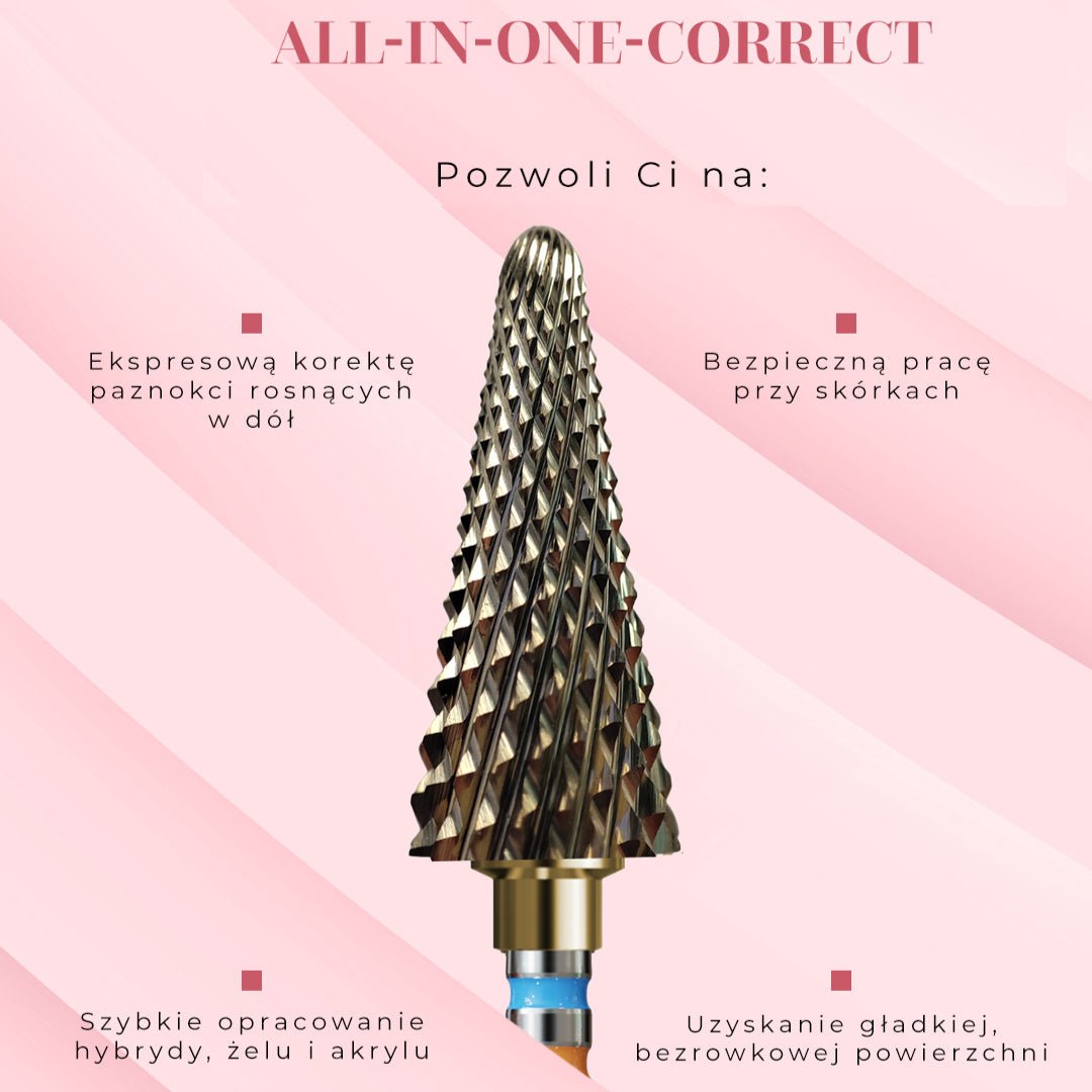 Frez All In One Correct by Matka Polka Hybrydowa - standard Choinka - iqnails