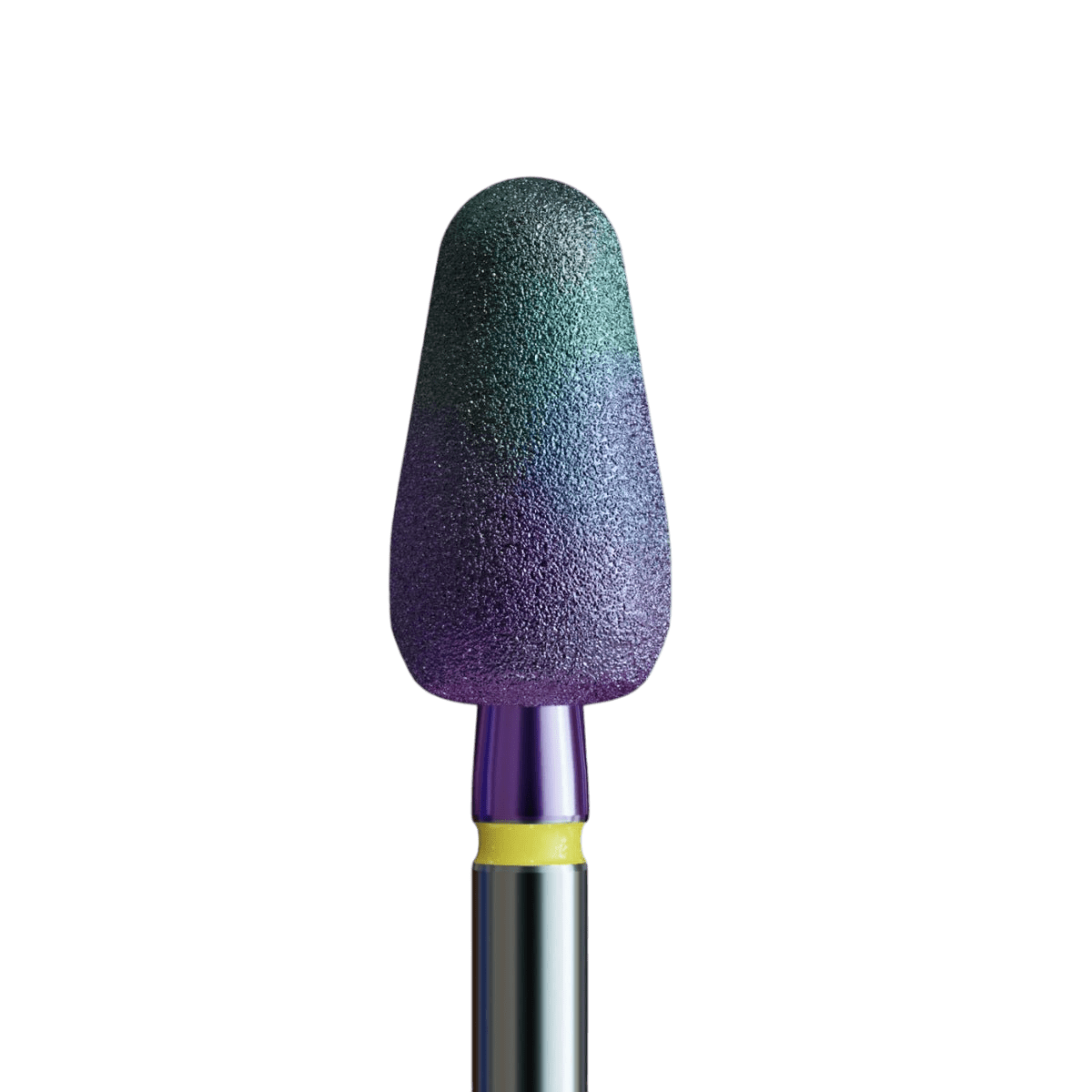 Diamond buffer bit for cuticle polishing with chameleon coating - truncated cone - iqnails