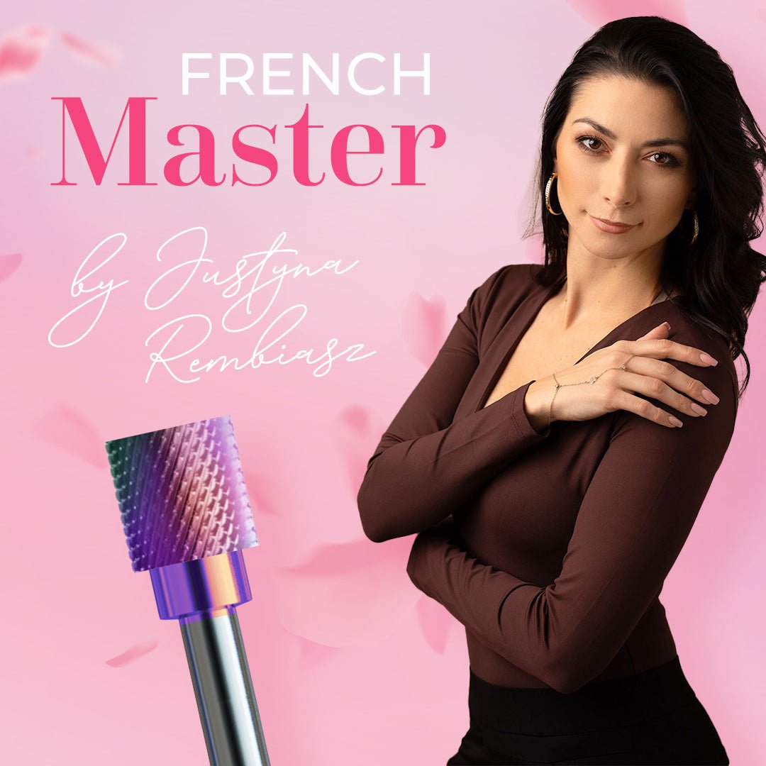 French Master bit by Justyna Rembiasz - iqnails