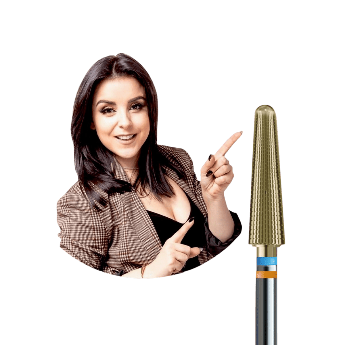 Frez Magic ReFresh by Marcelina Rawka for correcting downward-growing nails - delicate cone - iqnails