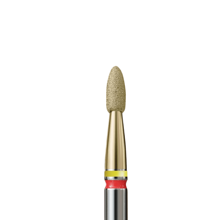 Flame-shaped bit with 2-in-1 grit SOFT DuoFrez - iqnails