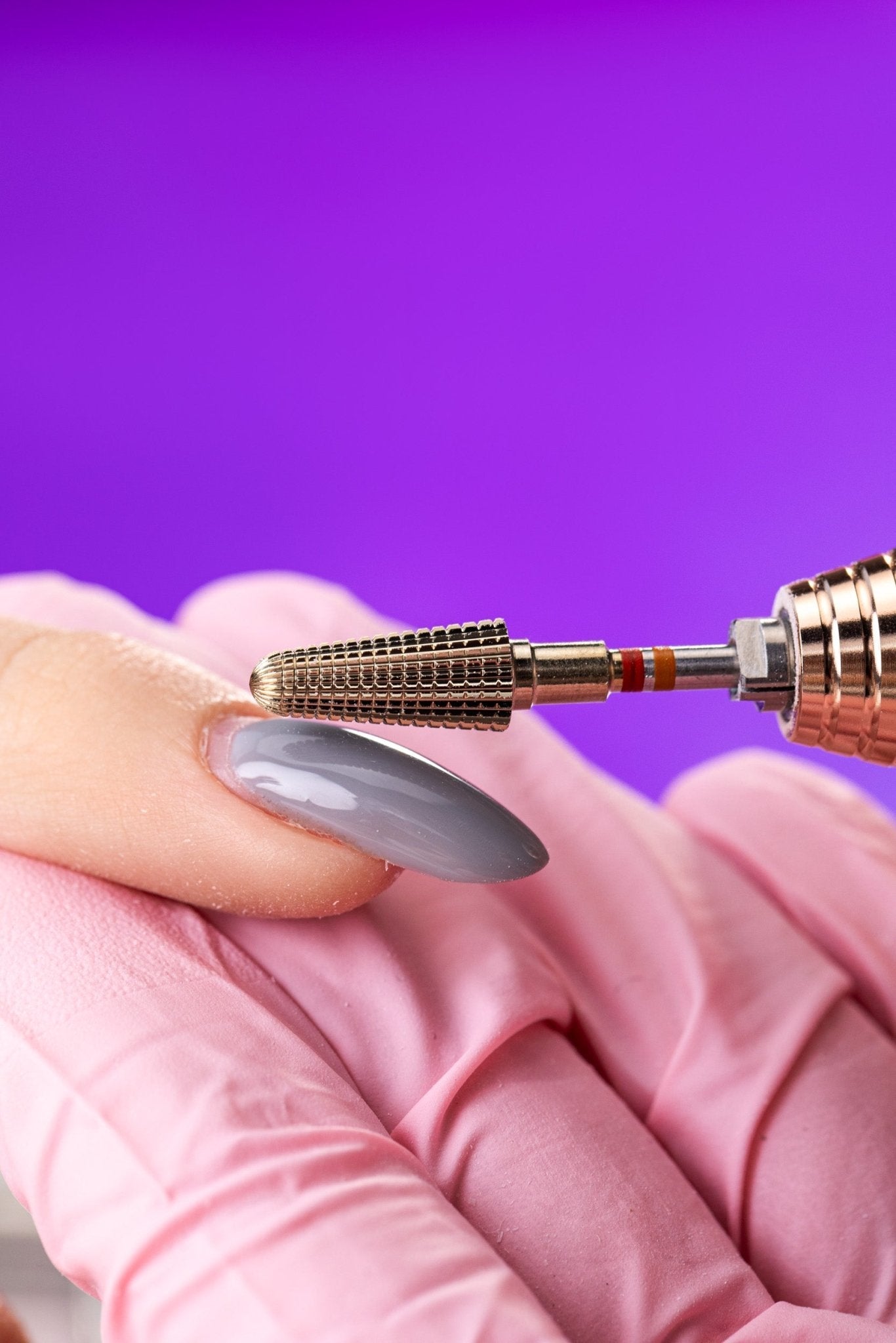 Cone-shaped bit for hybrid, gel and acrylic 2-in-1 (for left and right work) DuoBit - iqnails