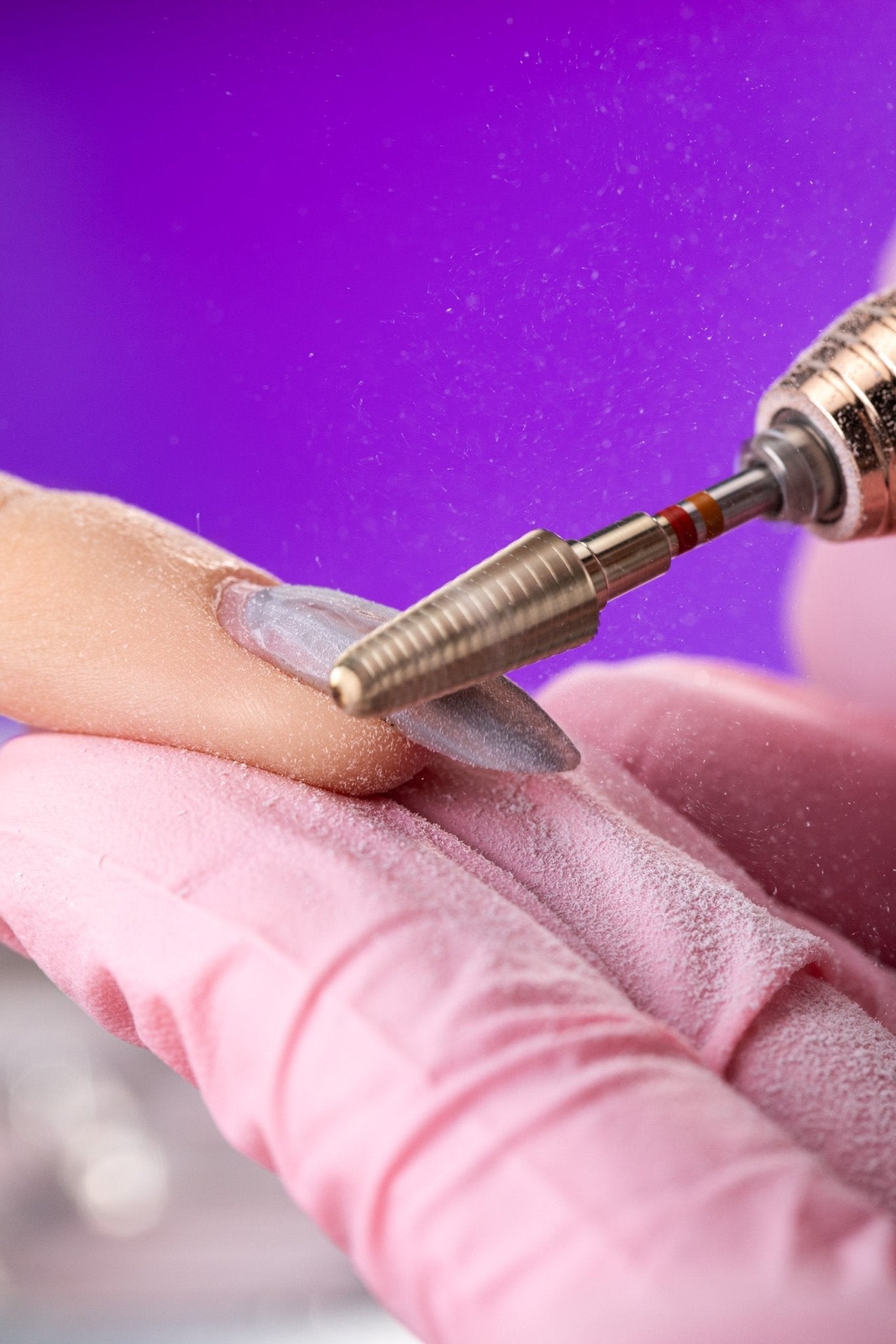 Cone-shaped bit for hybrid, gel and acrylic 2-in-1 (for left and right work) DuoBit - iqnails