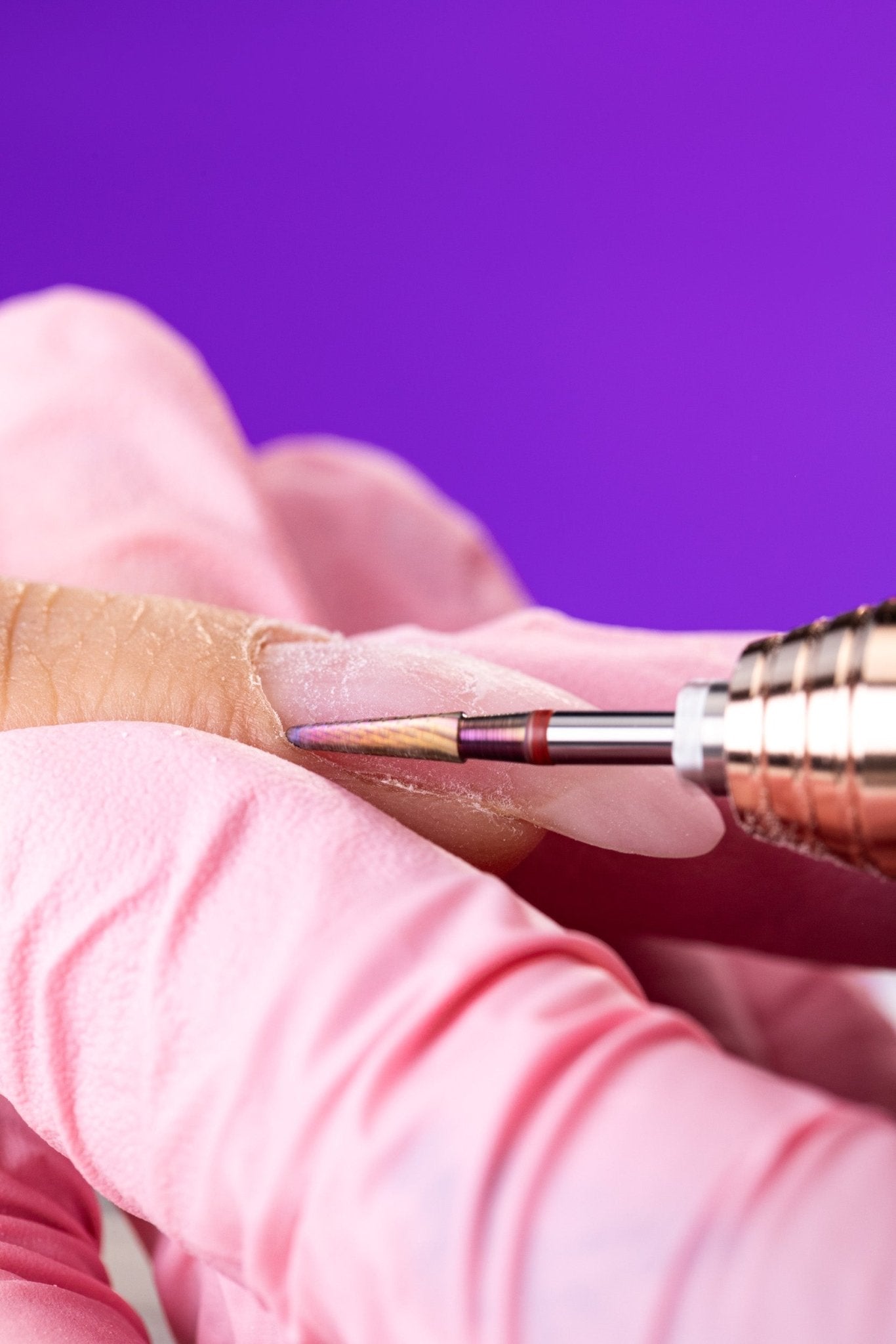 3-in-1 carbide bit for cuticles with Kameleon coating - gentle cone - iqnails