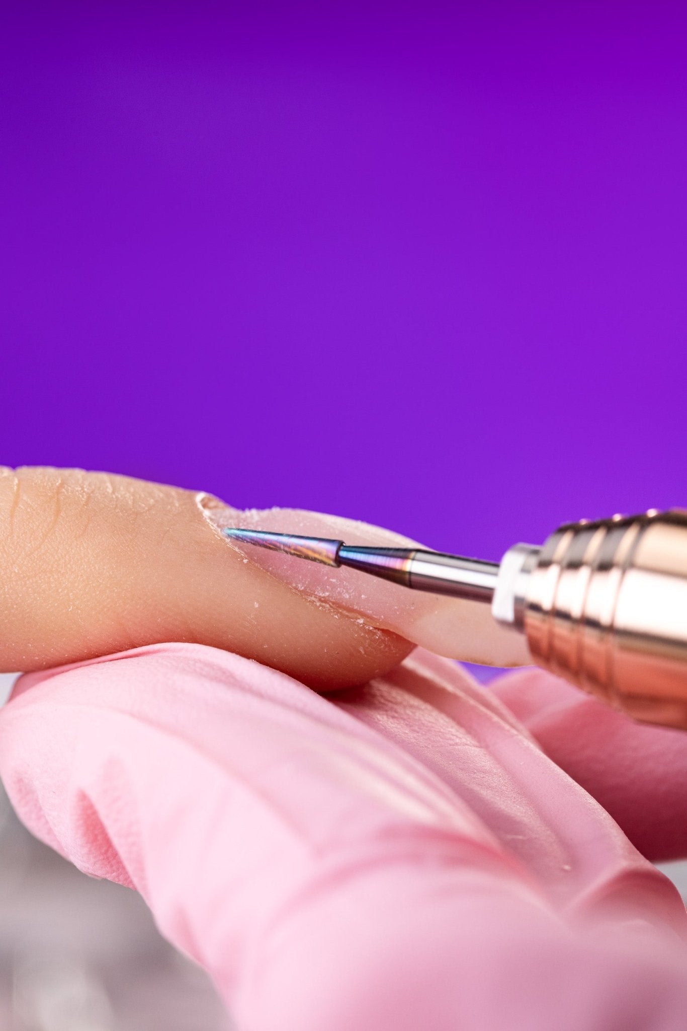 Carbide bit 3-in-1 for cuticles with Kameleon coating - standard cone - iqnails