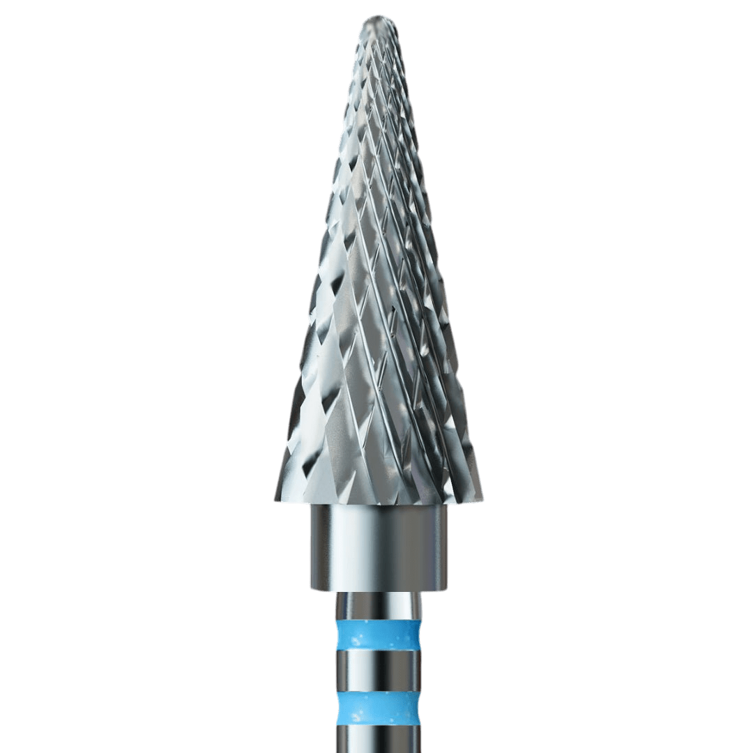 5-in-1 sintered carbide bit for hybrid polish, gel and acrylic for left-handed users - standard Christmas tree - iqnails