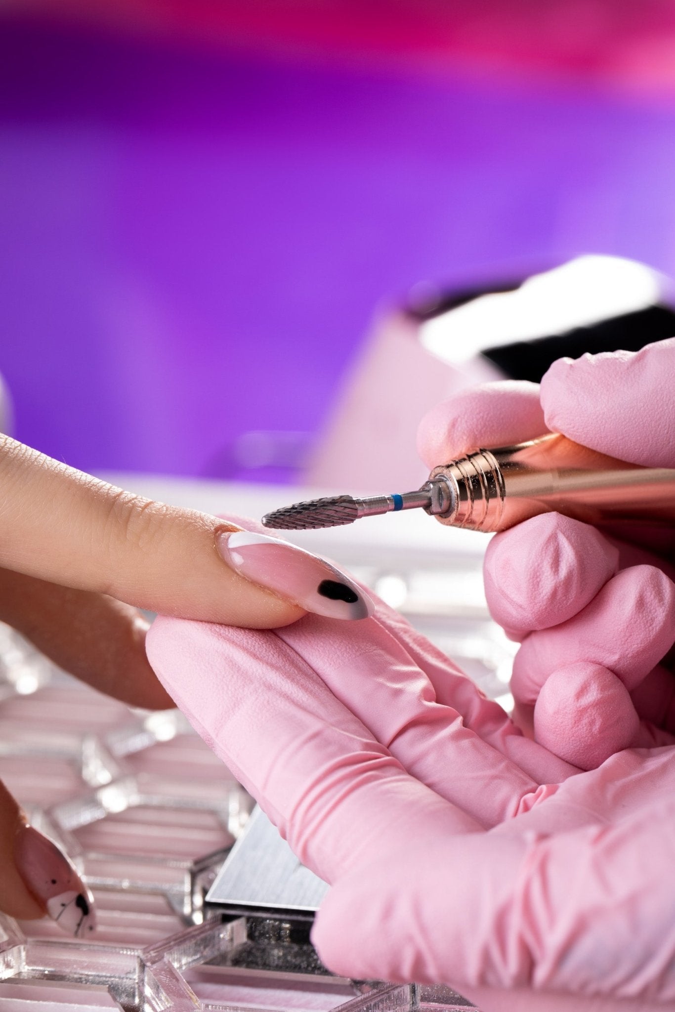 5-in-1 sintered carbide bit for hybrid polish, gel and acrylic - standard cone - iqnails