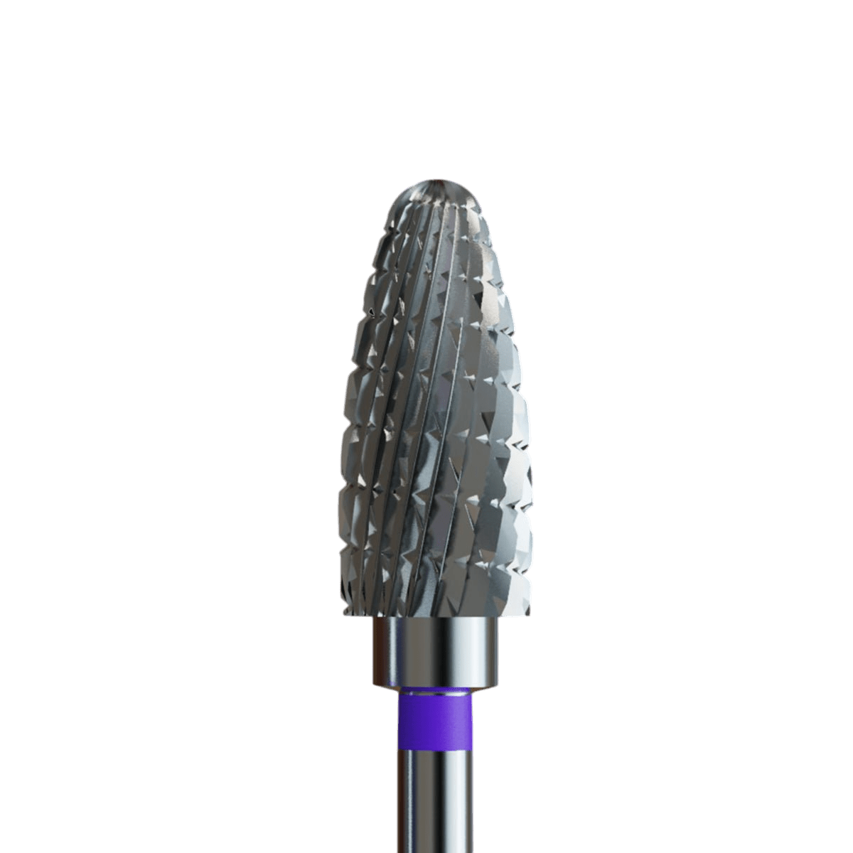 Sintered carbide bit for hybrid polish and gel - gentle pine cone shape - iqnails