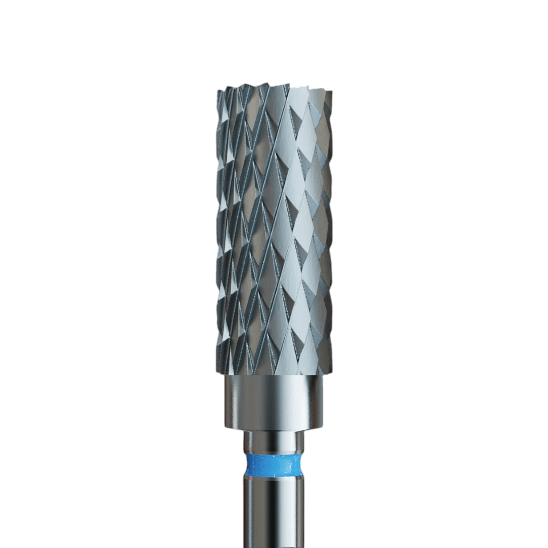 Tungsten carbide bit for hybrid polish, gel, acrylic and structural French manicure - standard cylinder - iqnails