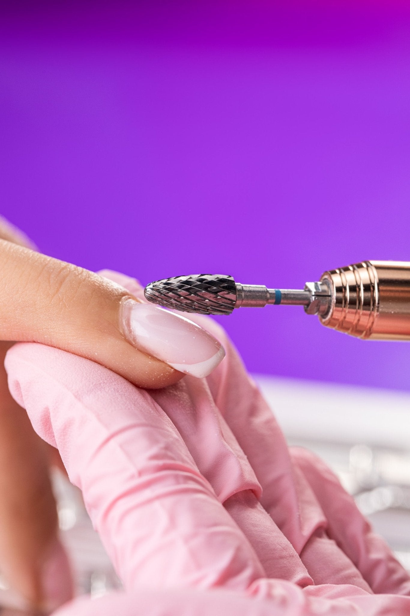 Sintered carbide bit for hybrid polish, gel and acrylic - standard cone - iqnails