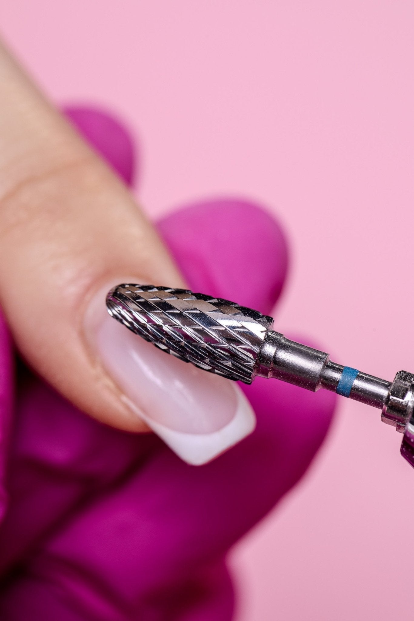 Sintered carbide bit for hybrid polish, gel and acrylic - standard cone - iqnails