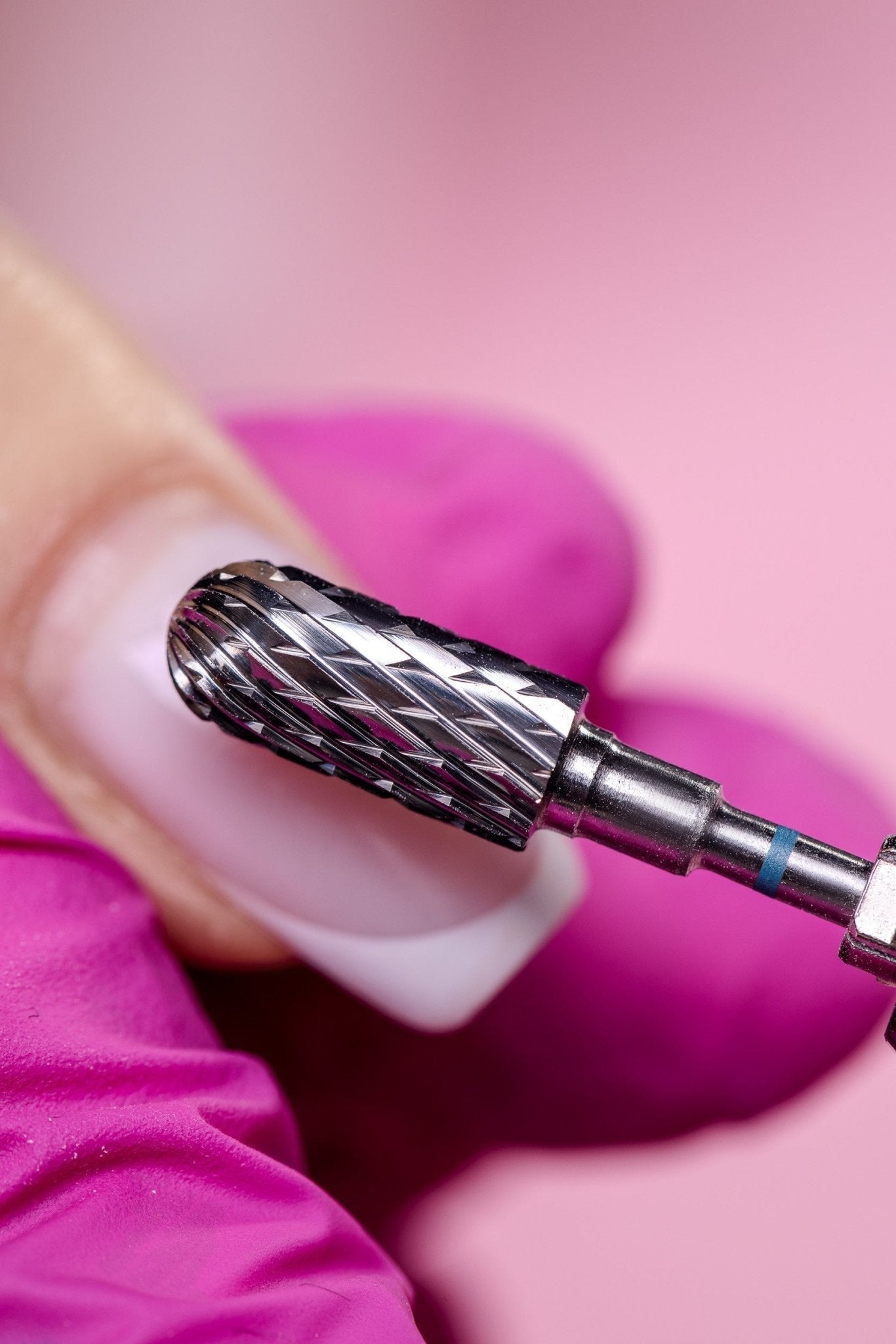 Sintered carbide bit for hybrid polish, gel and acrylic - standard cylinder - iqnails