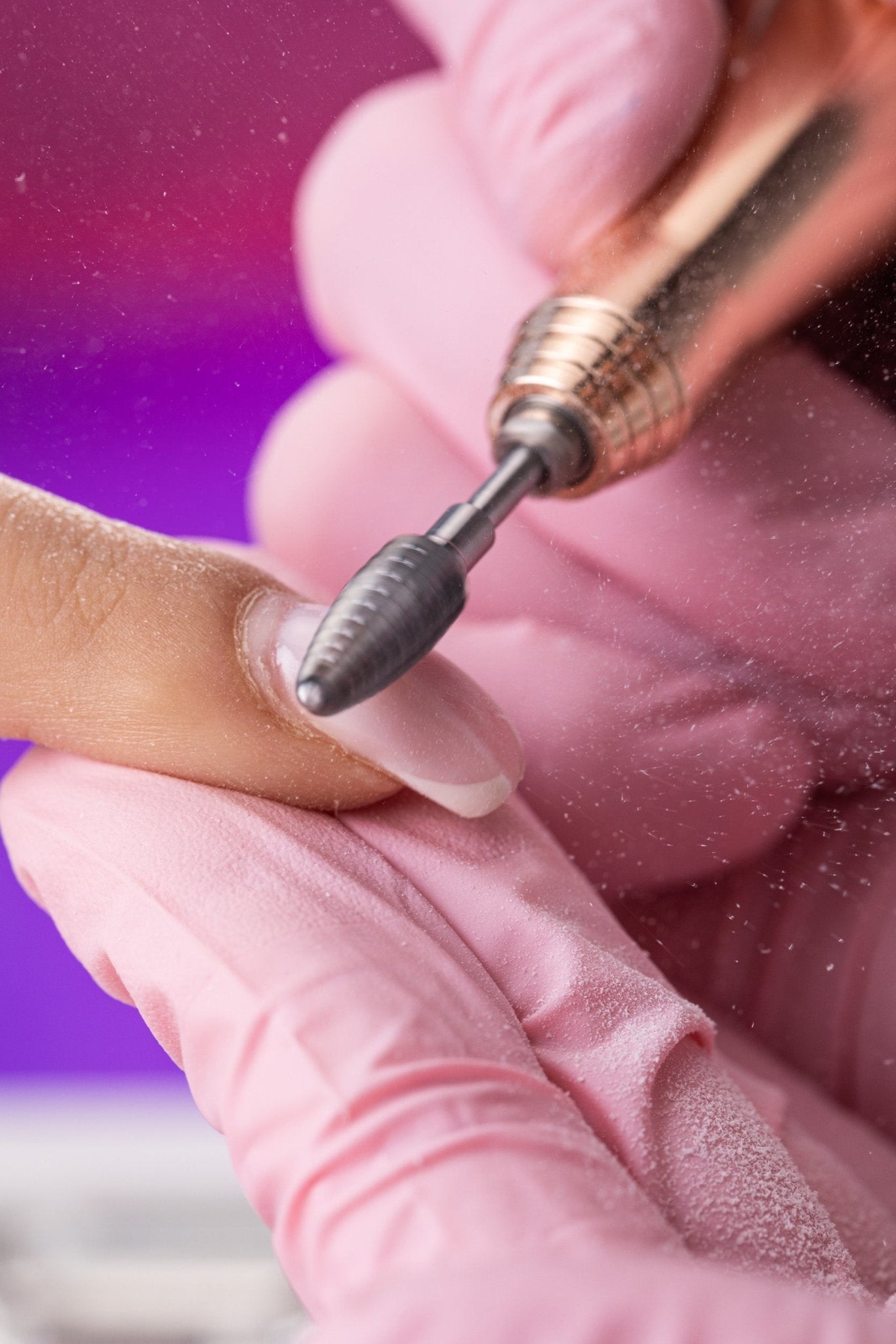 Carbide bit for hybrid polish, gel and acrylic - collecting cone - iqnails