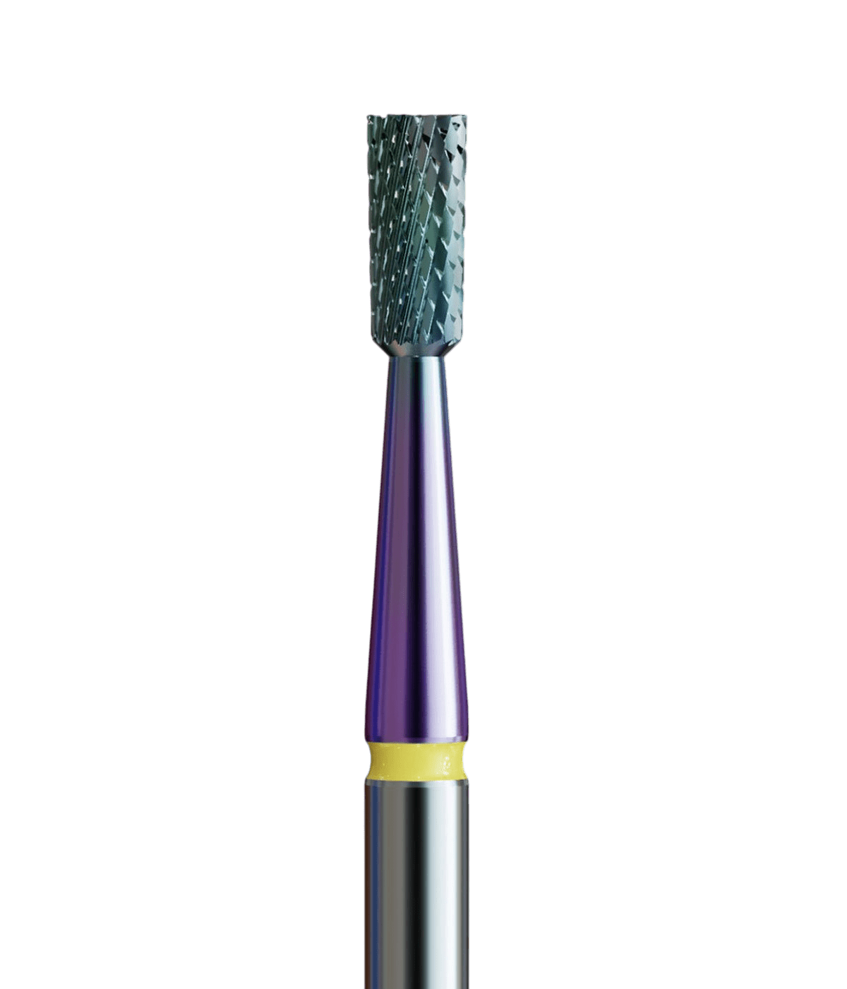 Sintered carbide bit for cuticles with kameleon coating - extra gentle inverted cone - iqnails