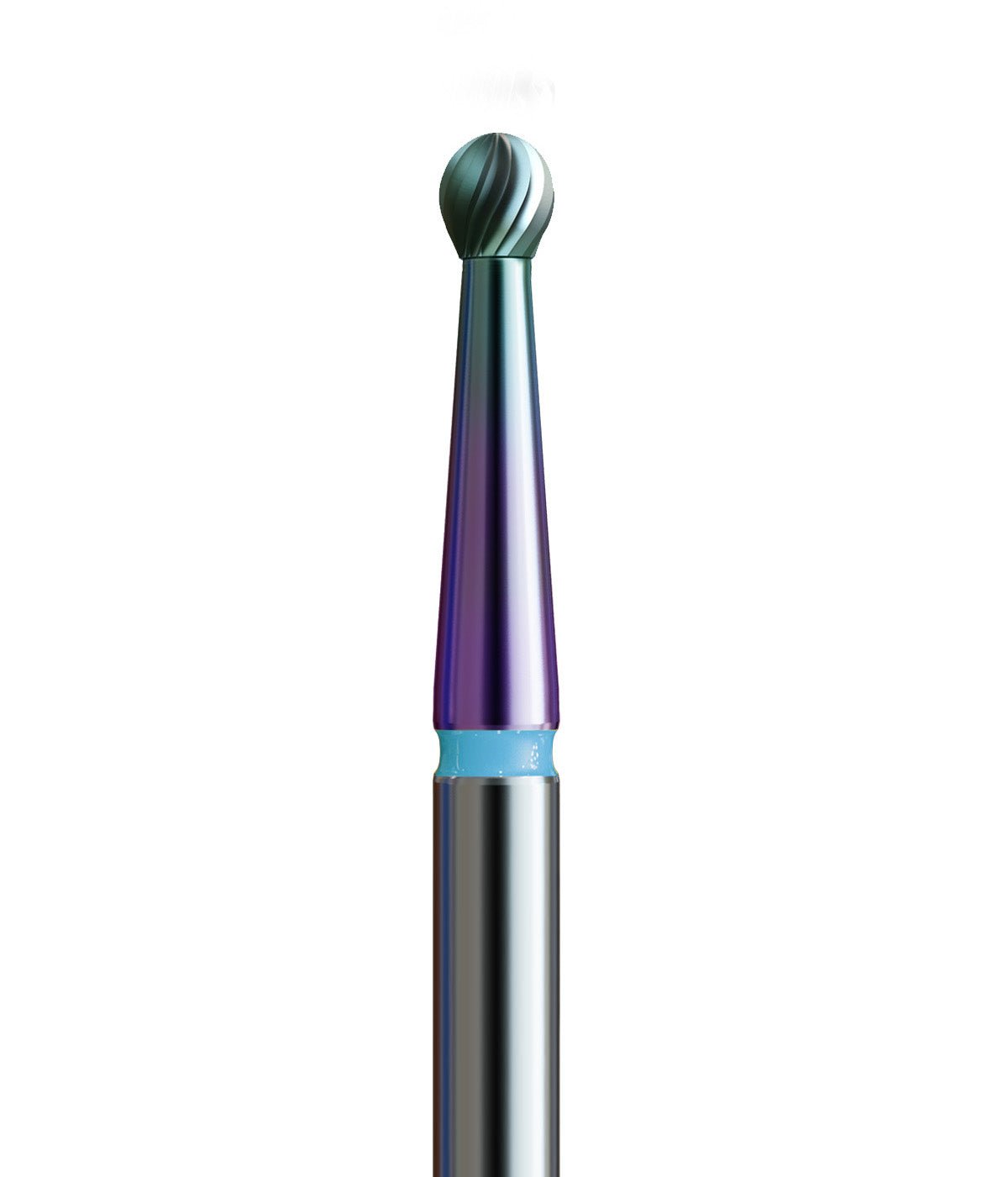 Sintered carbide bit for cuticles with kameleon coating - standard ball - iqnails