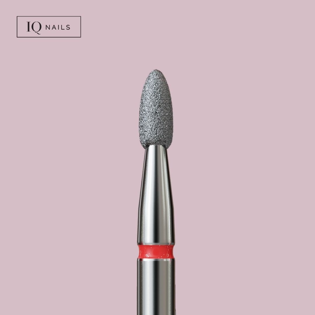 Diamond Bits for Cuticles - Delicate Flame. Various Sizes - iqnails