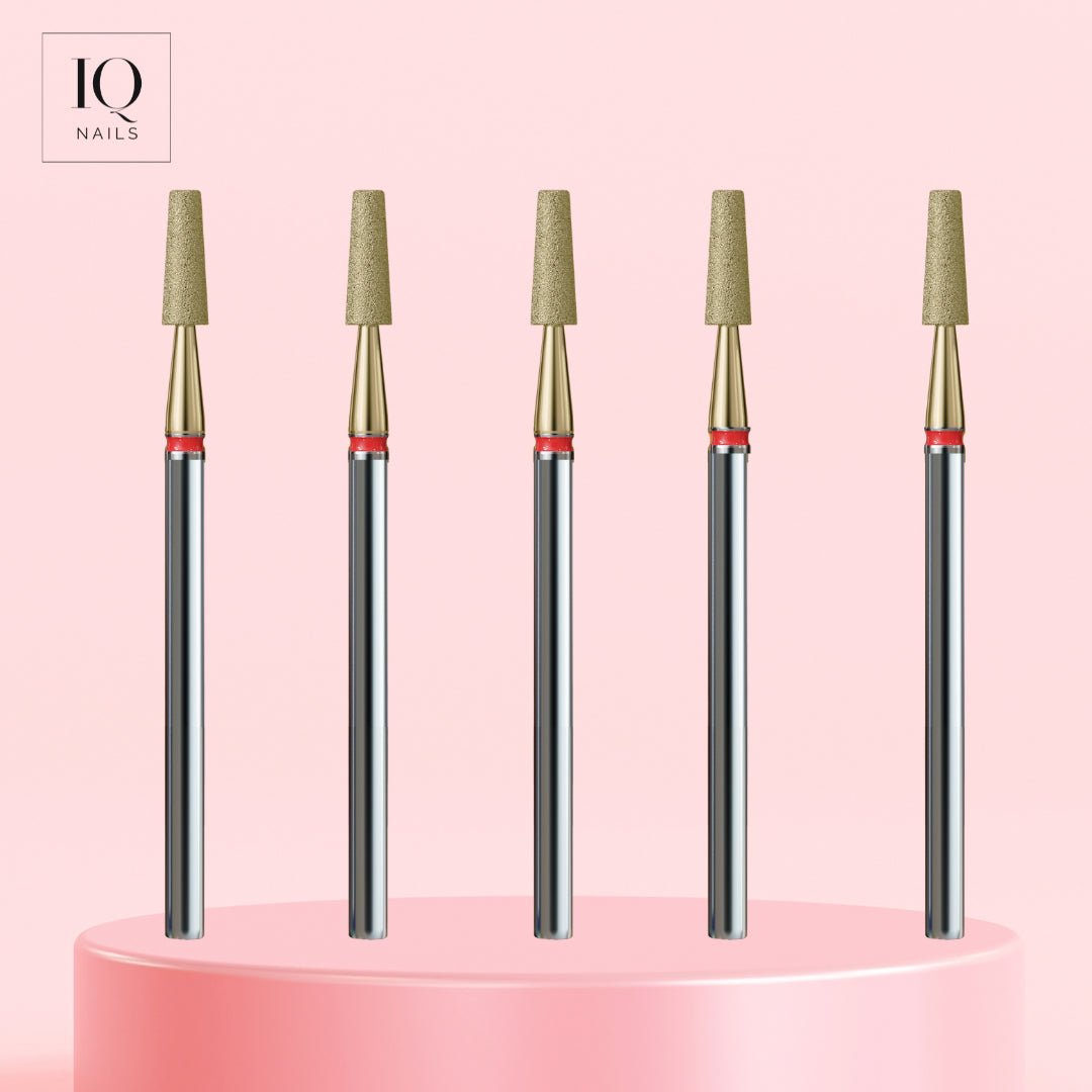IQN Pack 21 - Fine pack, truncated cone with gold coating - iqnails