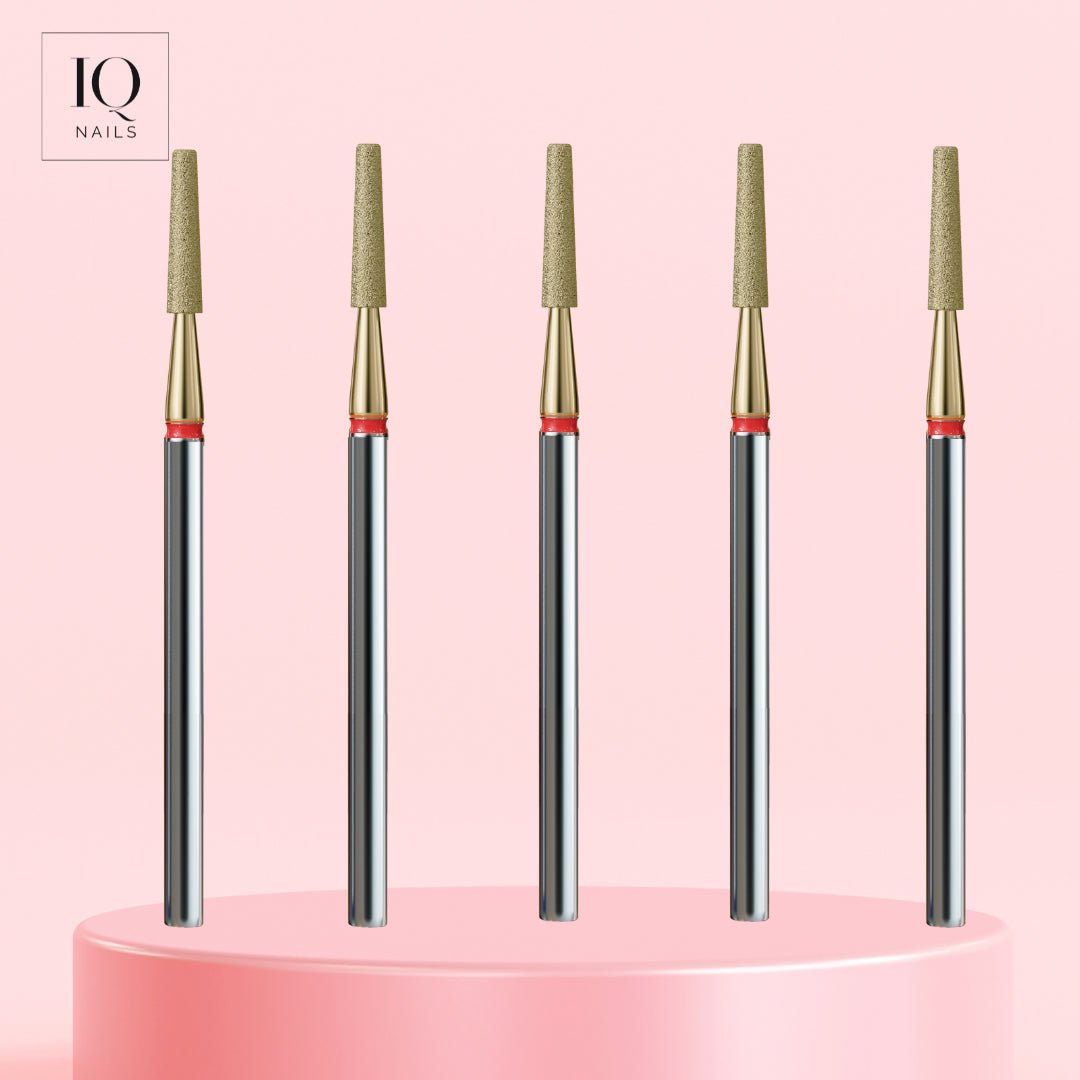 IQN Pack 23 - Fine pack, truncated cone with gold coating - iqnails