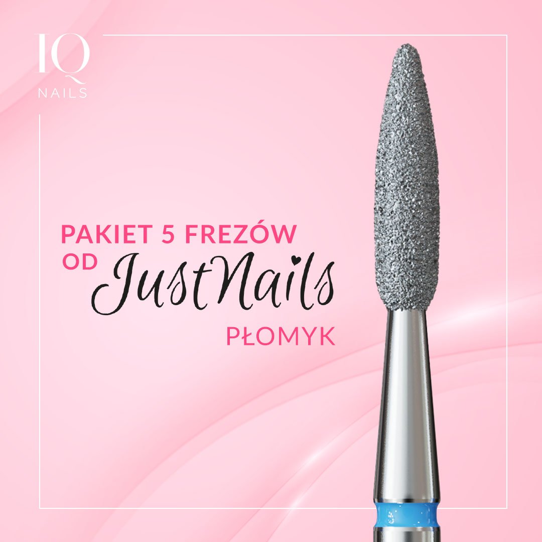 Pack of 5 cuticle bits by JustNails - standard flame - iqnails