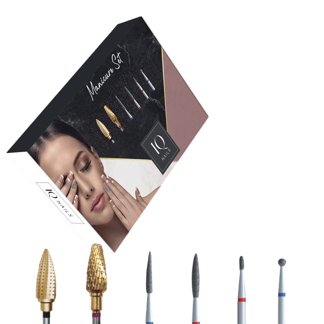Set of 6 bits for quick removal of nail enhancements - iqnails