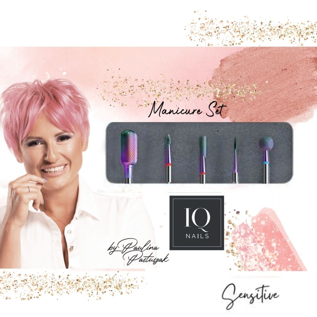 Sensitive bit set by Paulina Pastuszak - iqnails