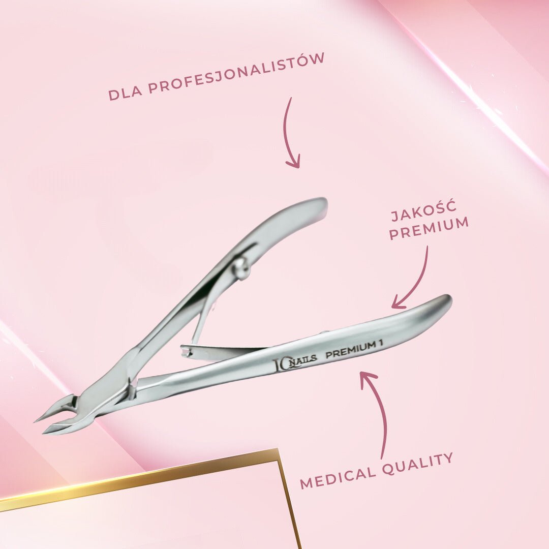 Premium Cuticle Nippers Blade Length 5 mm - iqnails
