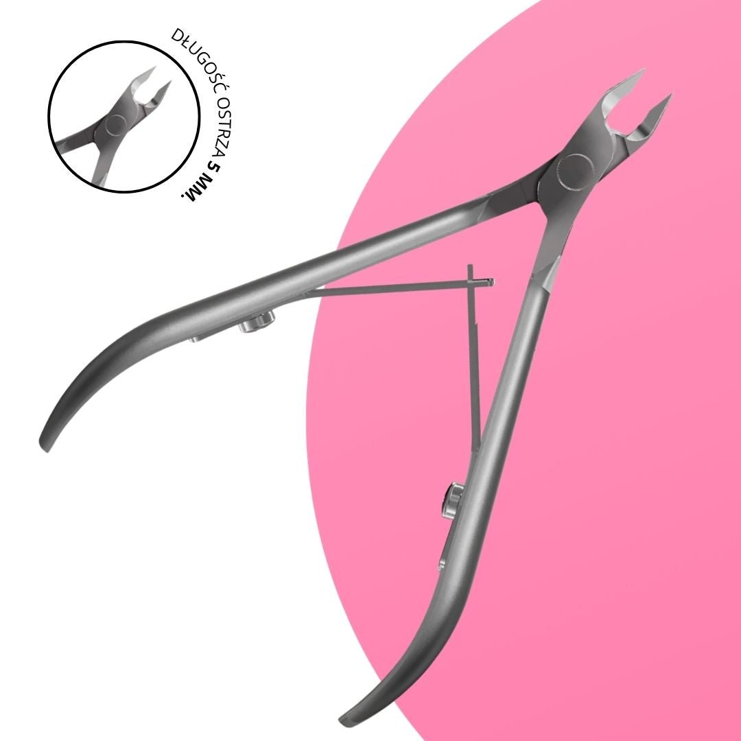 Premium Cuticle Nippers Blade Length 5 mm - iqnails