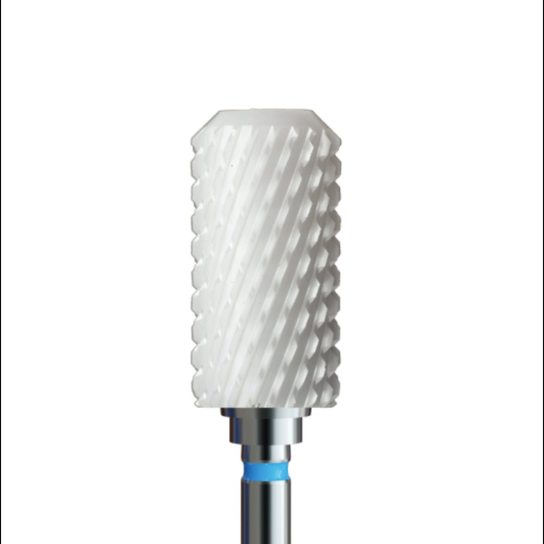 Ceramic drill bit for hybrid, gel and acrylic - barrel - iqnails