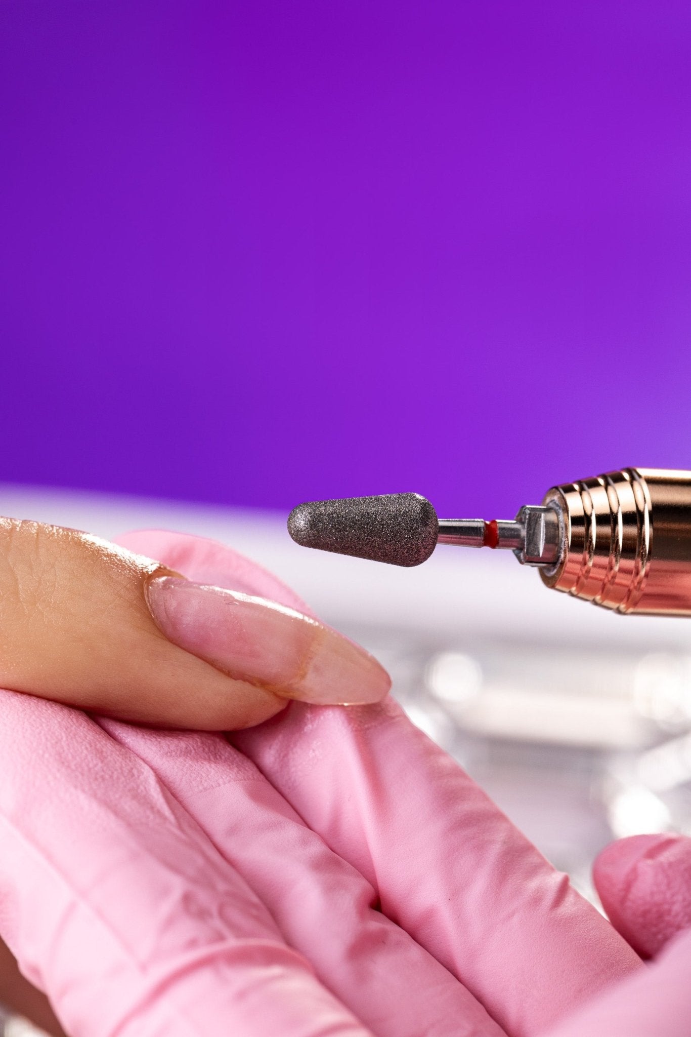 Diamond buffer bit for cuticles and nails - gentle cone - iqnails