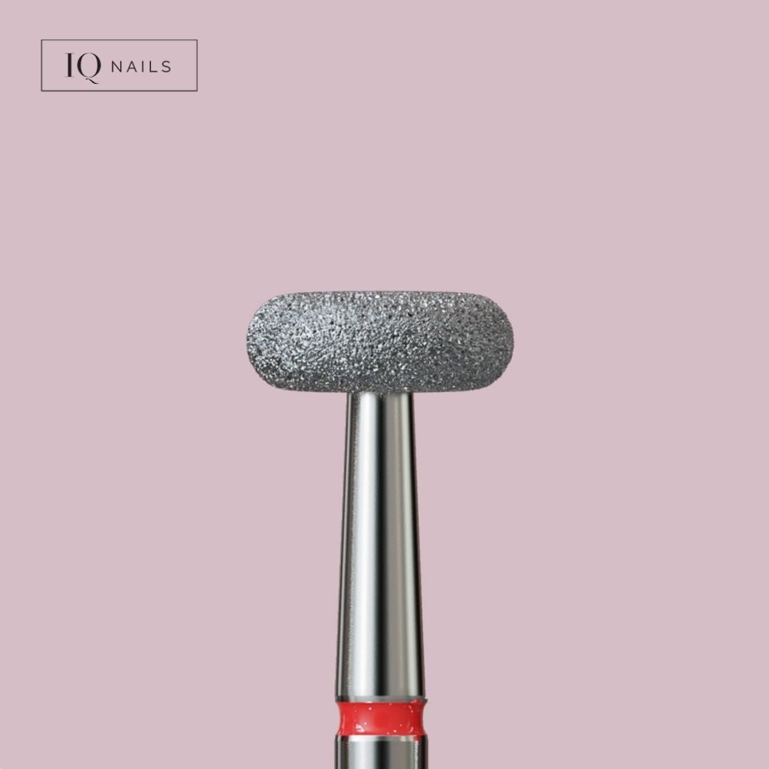 Diamond bit for cuticles and nails - gentle, rounded disc - iqnails