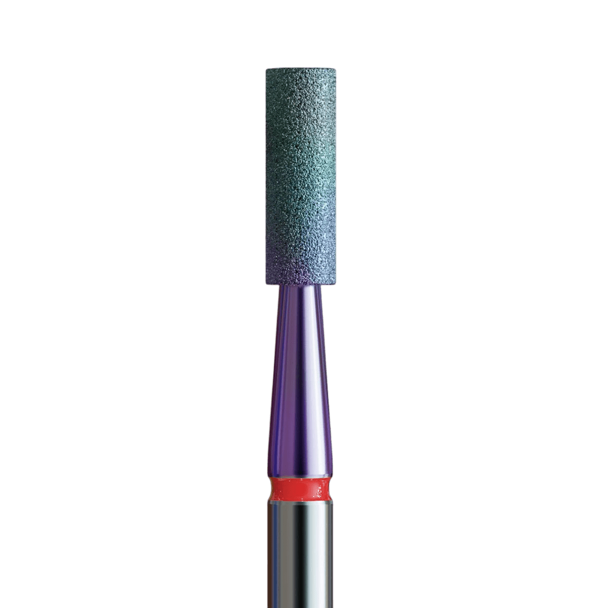 Diamond bit for cuticle removal with Kameleon coating - gentle cylinder - iqnails