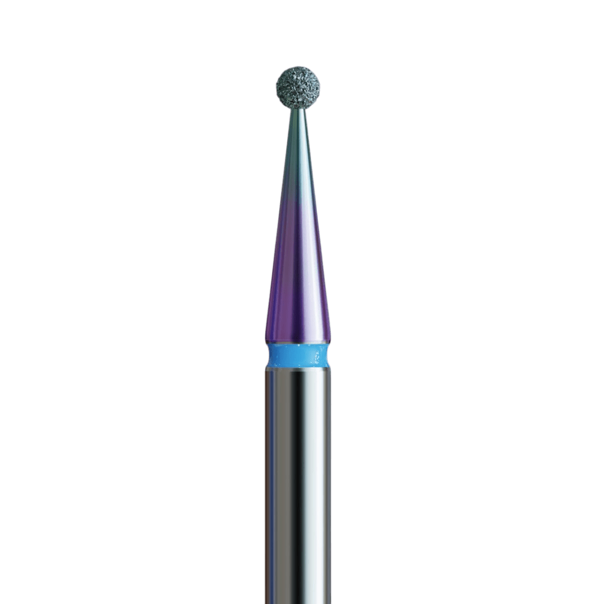 Diamond bit for cuticle removal with Kameleon coating - standard ball - iqnails