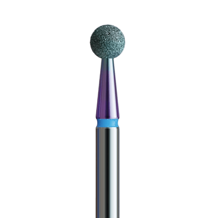 Diamond bit for cuticle removal with Kameleon coating - standard ball - iqnails