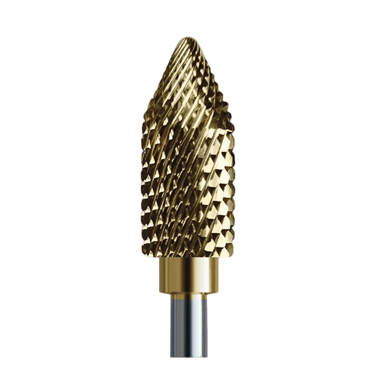 DuoShape bit from sintered carbide - combination of Christmas tree and cylinder for removing material - iqnails