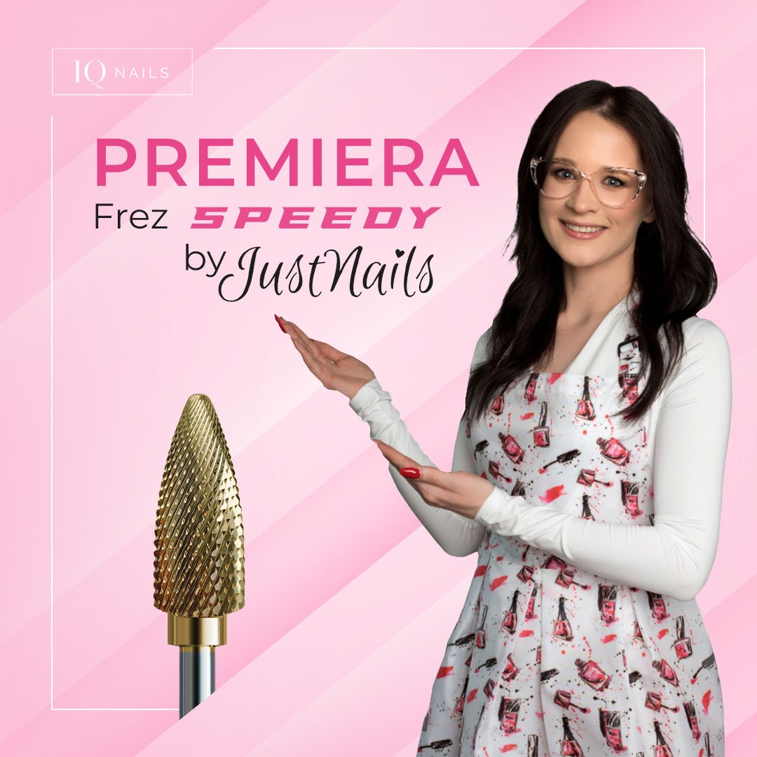 Speedy bit by JustNails for hybrid polish and gel - fine cone - iqnails