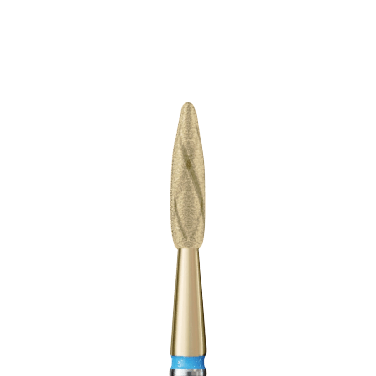 Bit in long flame shape with cuts COOL BITS GOLD LINE 243R.X524.023 - iqnails
