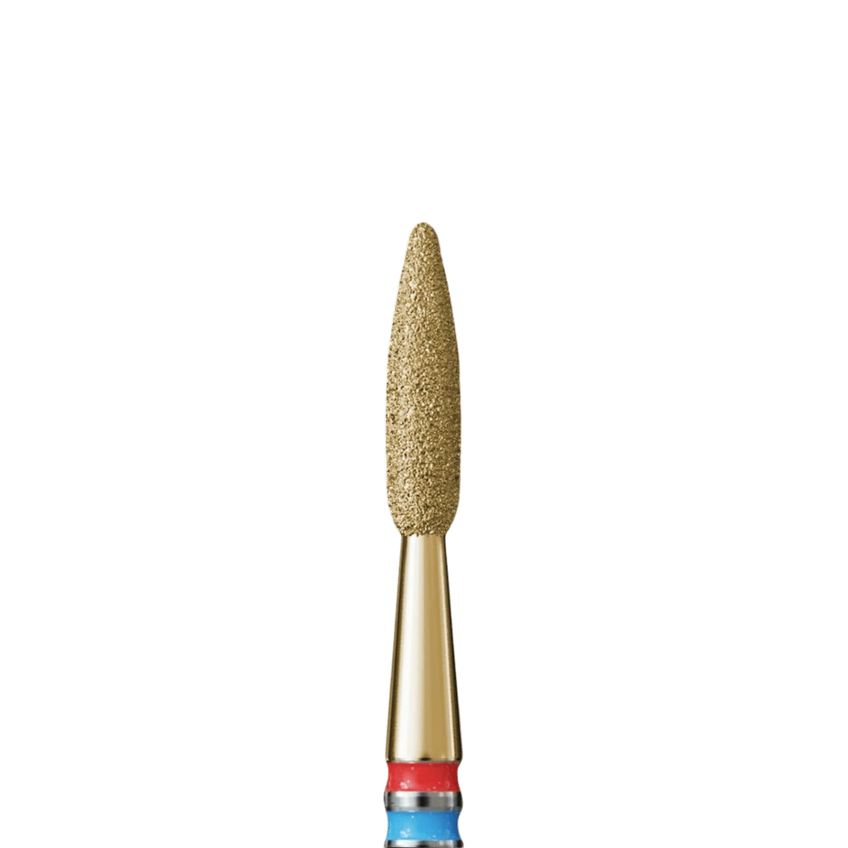 Long flame-shaped bit with 2-in-1 grit DuoFrez - iqnails