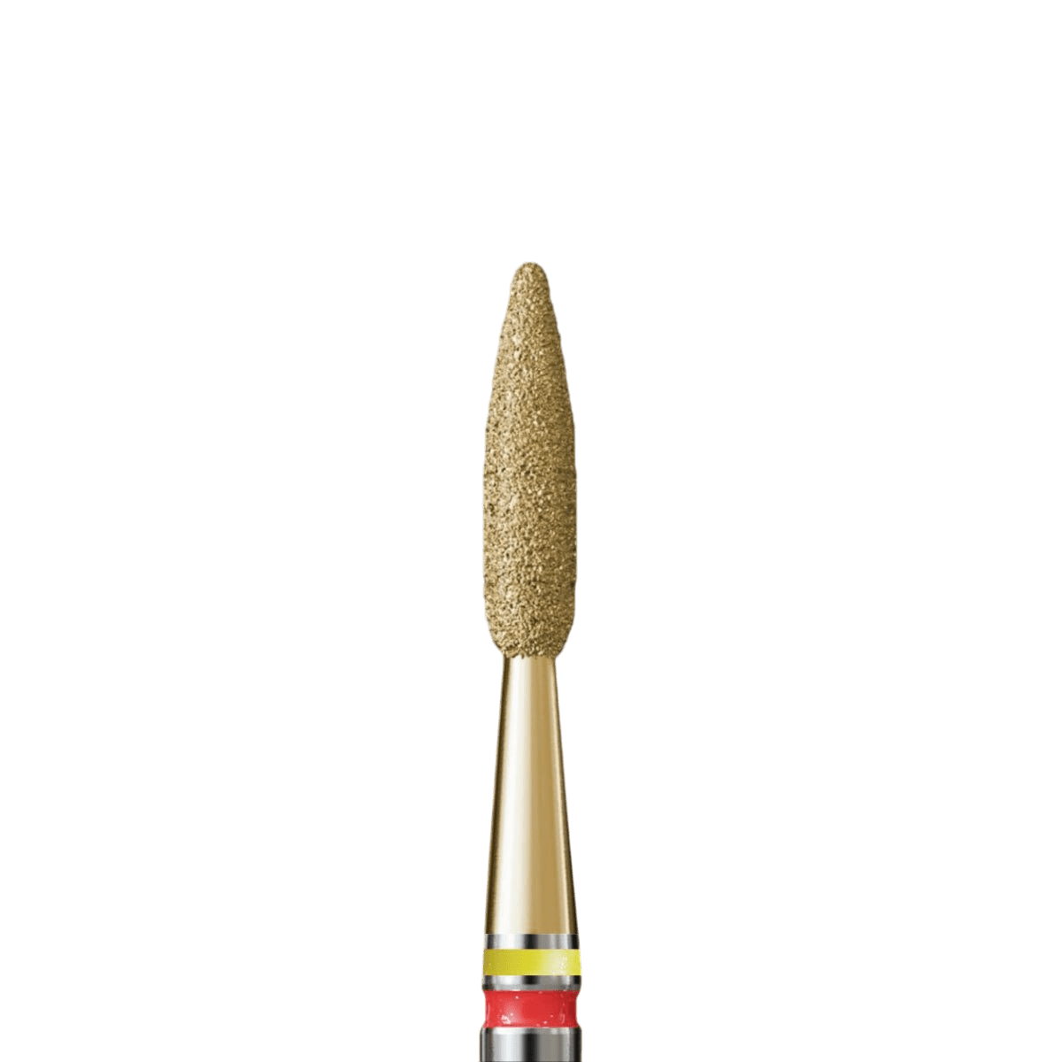 Long flame-shaped bit with 2-in-1 grit SOFT DuoFrez - iqnails