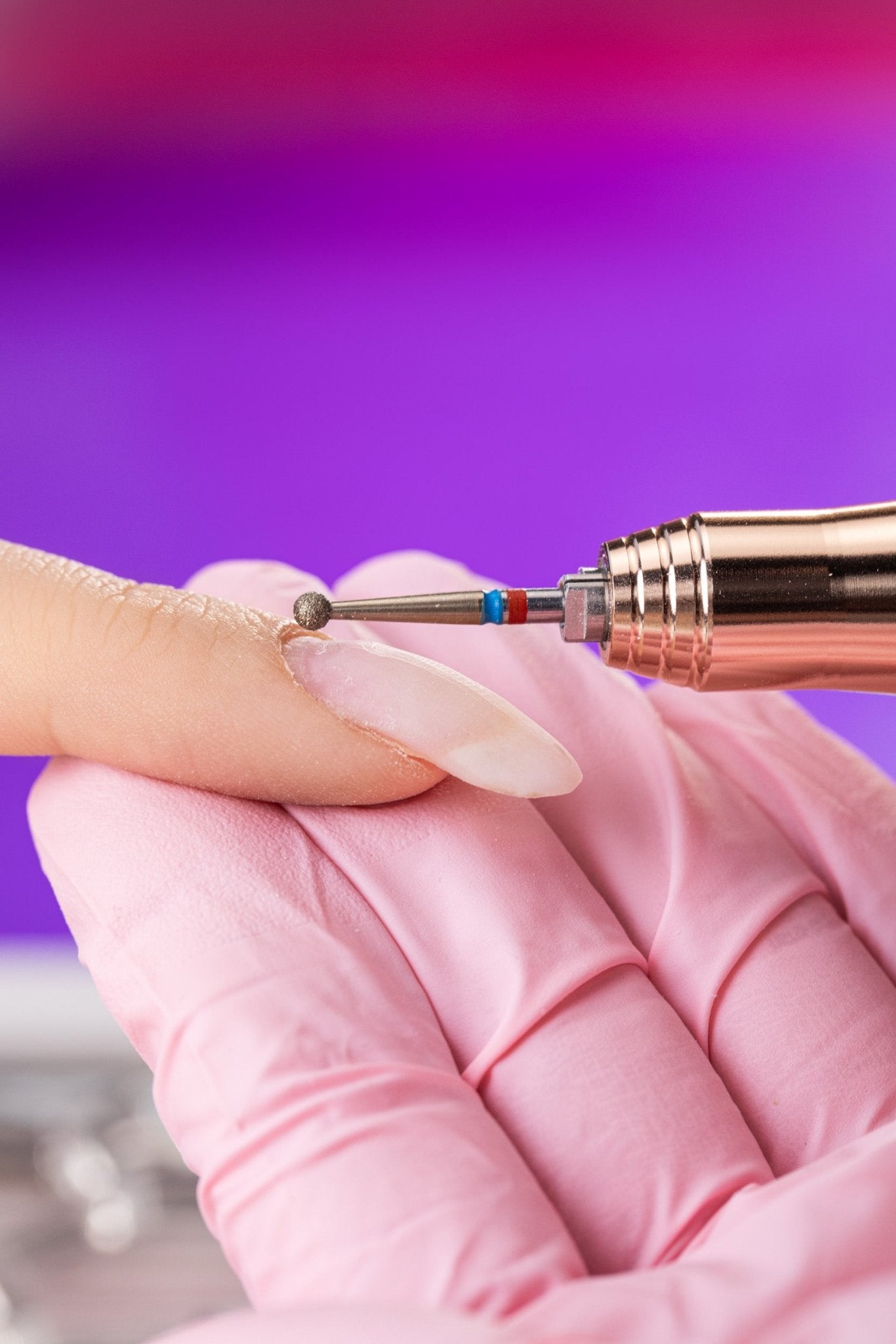 Ball-shaped bit with 2-in-1 grit DuoFrez - iqnails