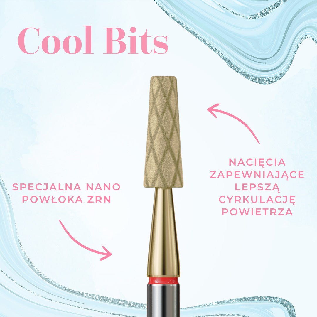 Bit with truncated cone shape – COOL BITS GOLD LINE Notched Bit 172.X514.031 - iqnails