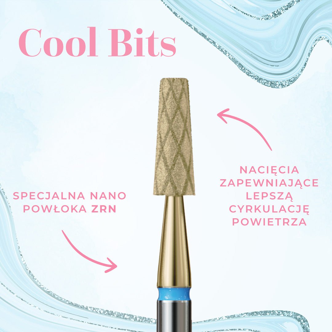 Bit with truncated cone shape – COOL BITS GOLD LINE Notched Bit 172.X524.031 - iqnails