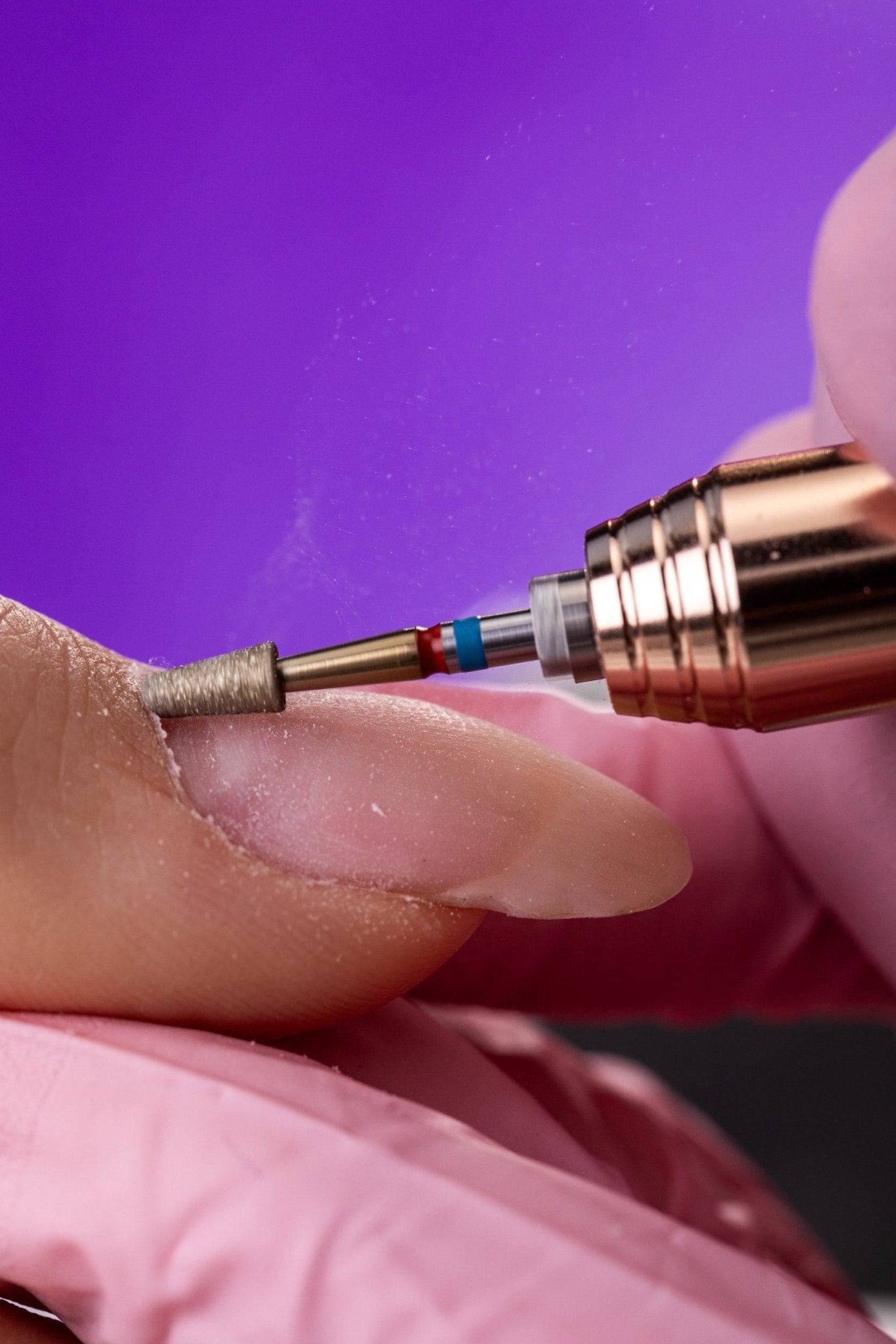 Bit with truncated cone shape with 2-in-1 grit DuoFrez  - iqnails