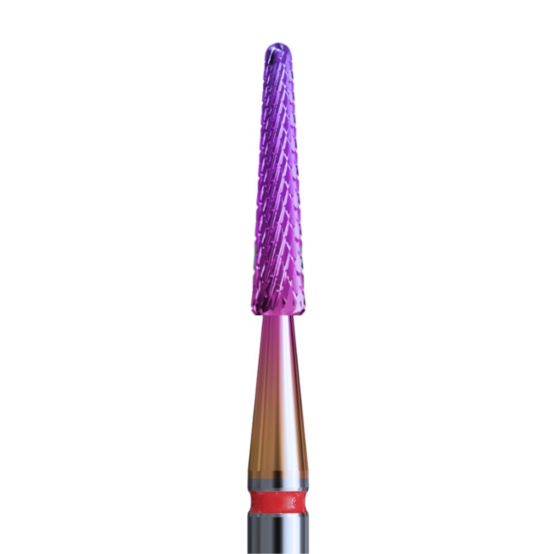 3-in-1 carbide bit for cuticles with Kameleon coating - gentle cone - iqnails