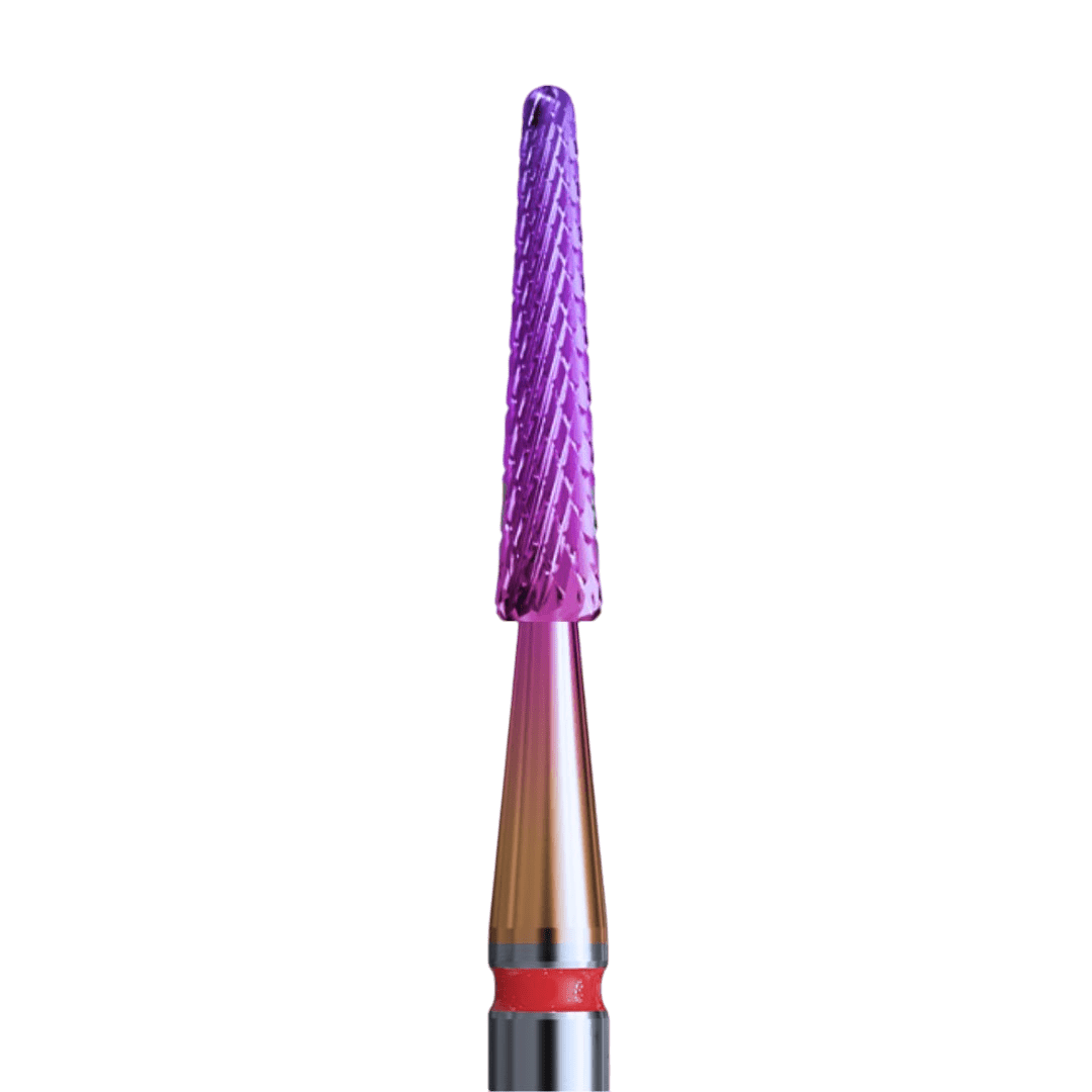 3-in-1 carbide bit for cuticles with Kameleon coating - gentle cone - iqnails