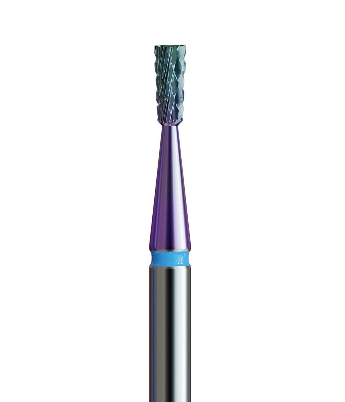 3-in-1 carbide bit for cuticles with Chameleon coating - standard cone - iqnails