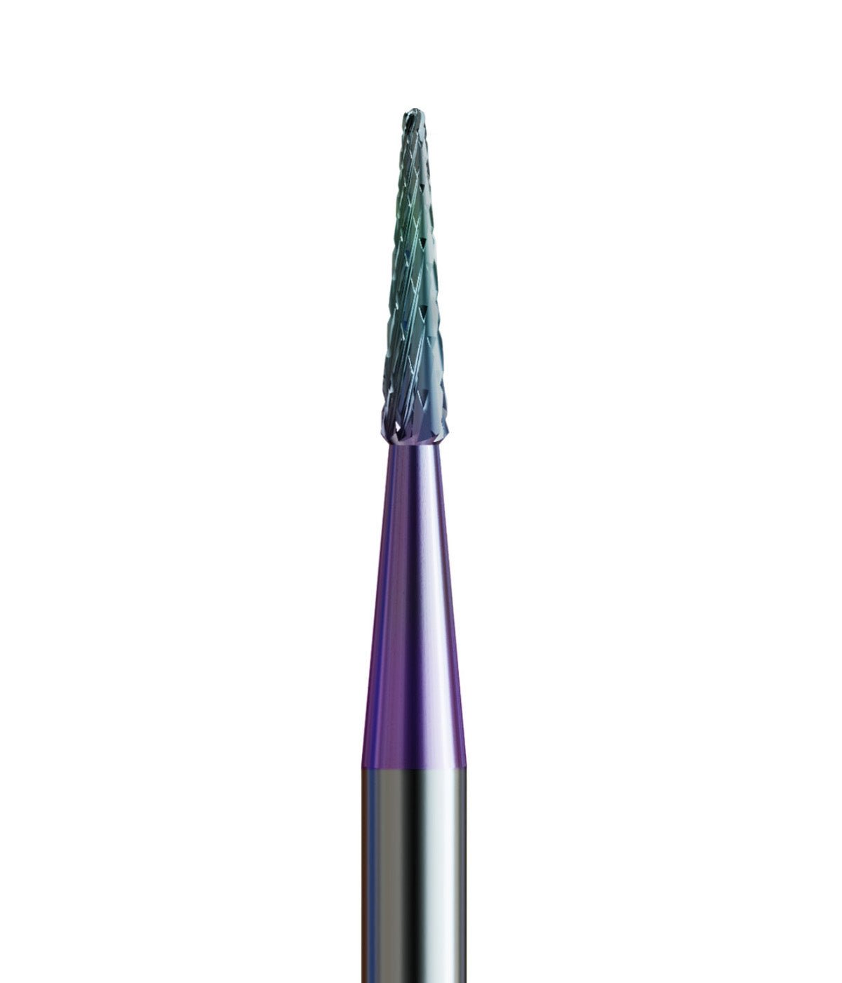 Carbide bit 3-in-1 for cuticles with Kameleon coating - standard cone - iqnails