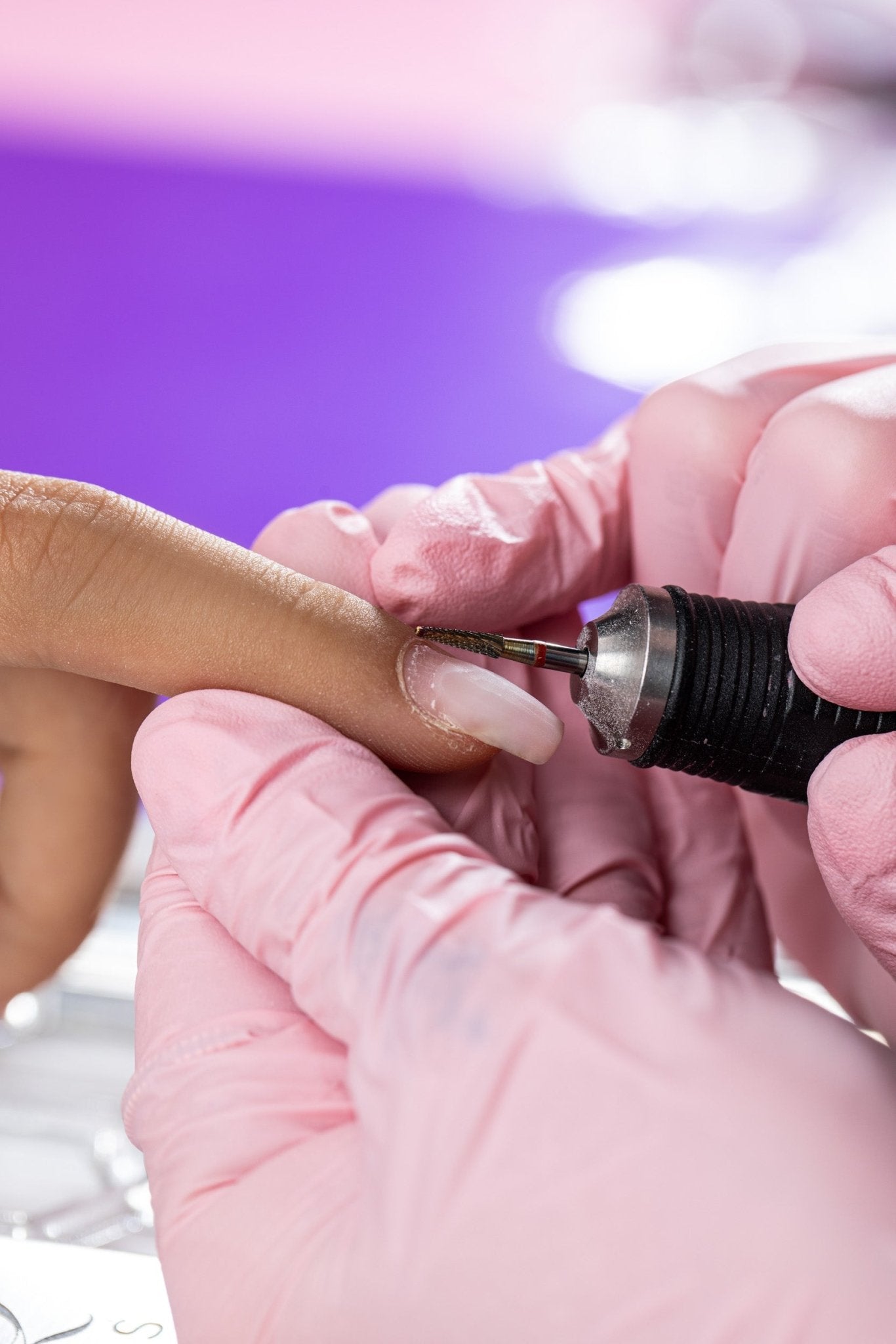Carbide bit for left-handed stylists for cuticle removal - fine cone - iqnails