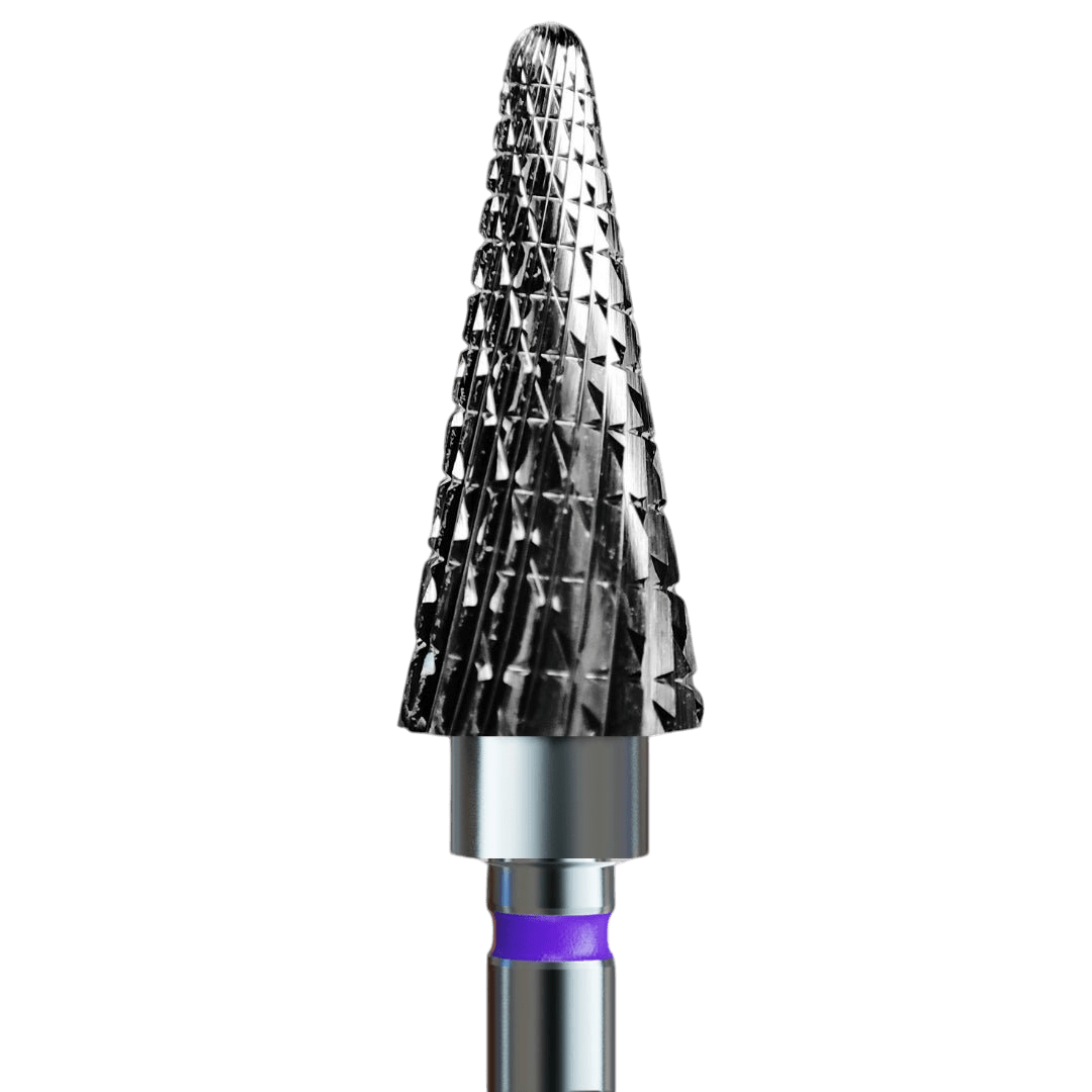 Carbide bit 5-in-1 for hybrid and gel - fine Christmas tree - iqnails
