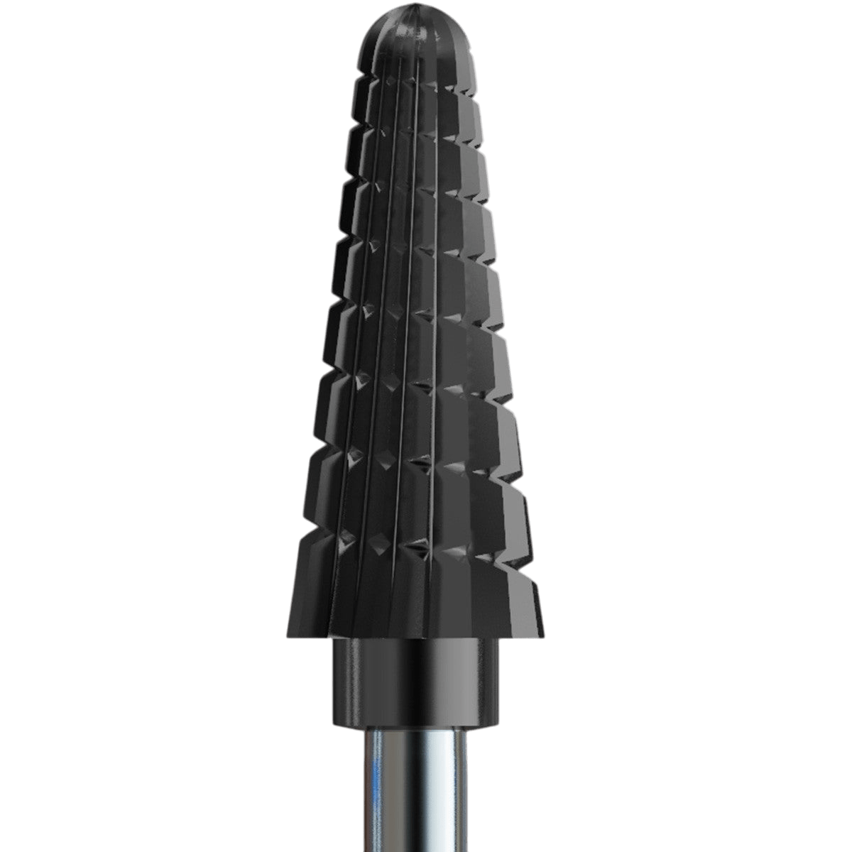 Sintered carbide bit for hybrid polish and gel with black coating - cone - iqnails